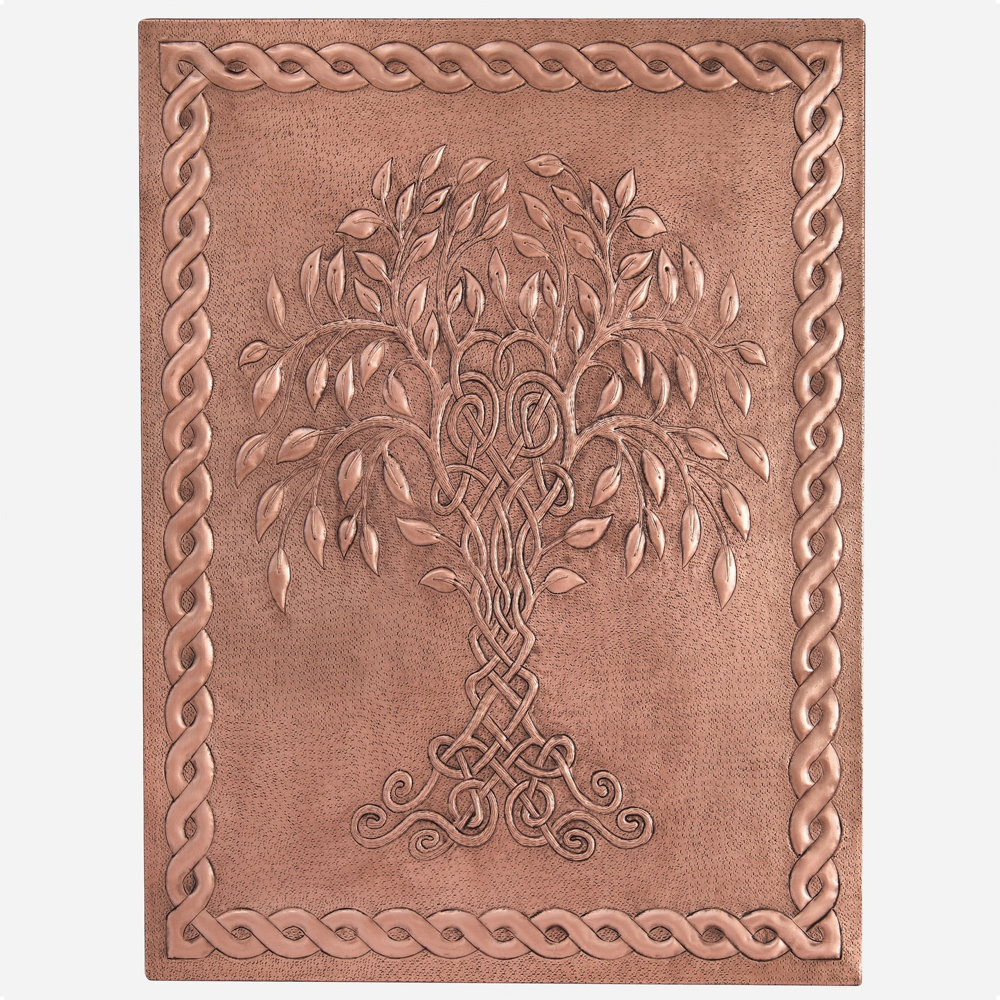 Copper Tree of Life with Celtic Knot Kitchen Backsplash 31.6"x23.6"