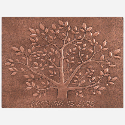 Copper Tree with Leaves Kitchen Backsplash 23.6"x31.6" - Natuross