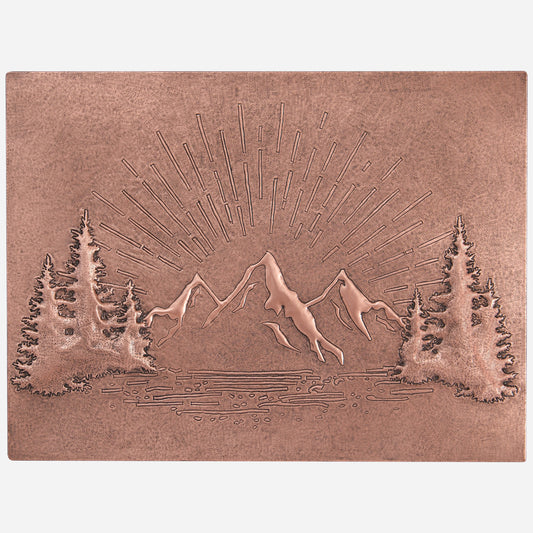 Copper Mountain Scene Kitchen Backsplash 23.7"x31.6"