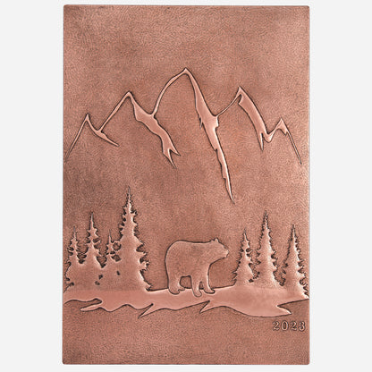 Copper Bear Scene Kitchen Backsplash 37.7"x26.1" - Natuross