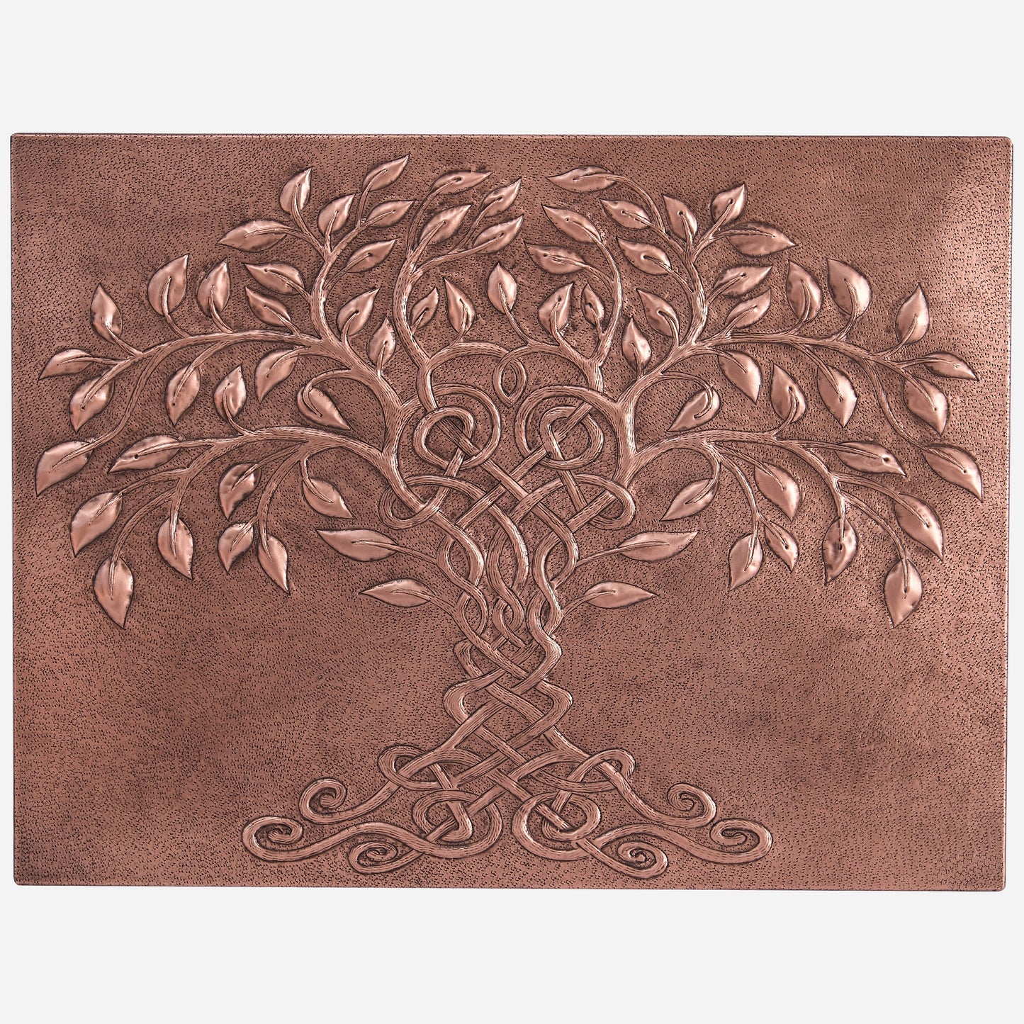 Copper Tree of Life Kitchen Backsplash Tile 23.6"x31.5" - Natuross