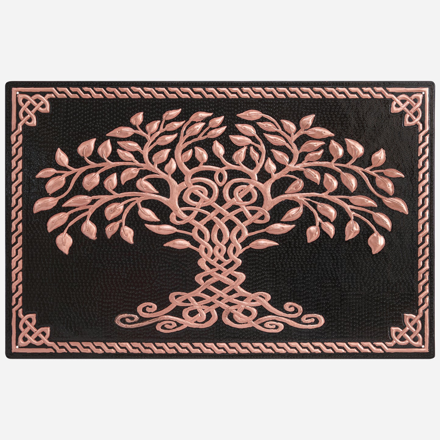 Copper Celtic Tree of Life 19.8"x30.9" Black