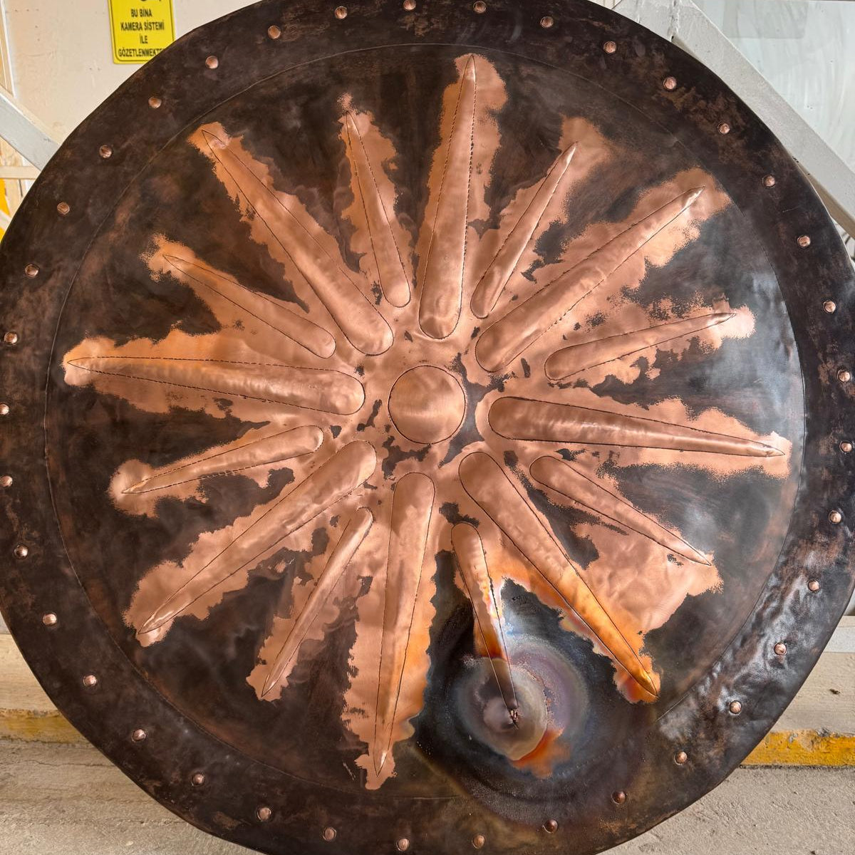 The Shield of Alexander the Great / Hand-Hammered Copper Replica