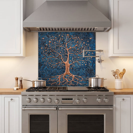 Tree of Life with Birds Copper Backsplash