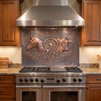 Copper Farm Sign