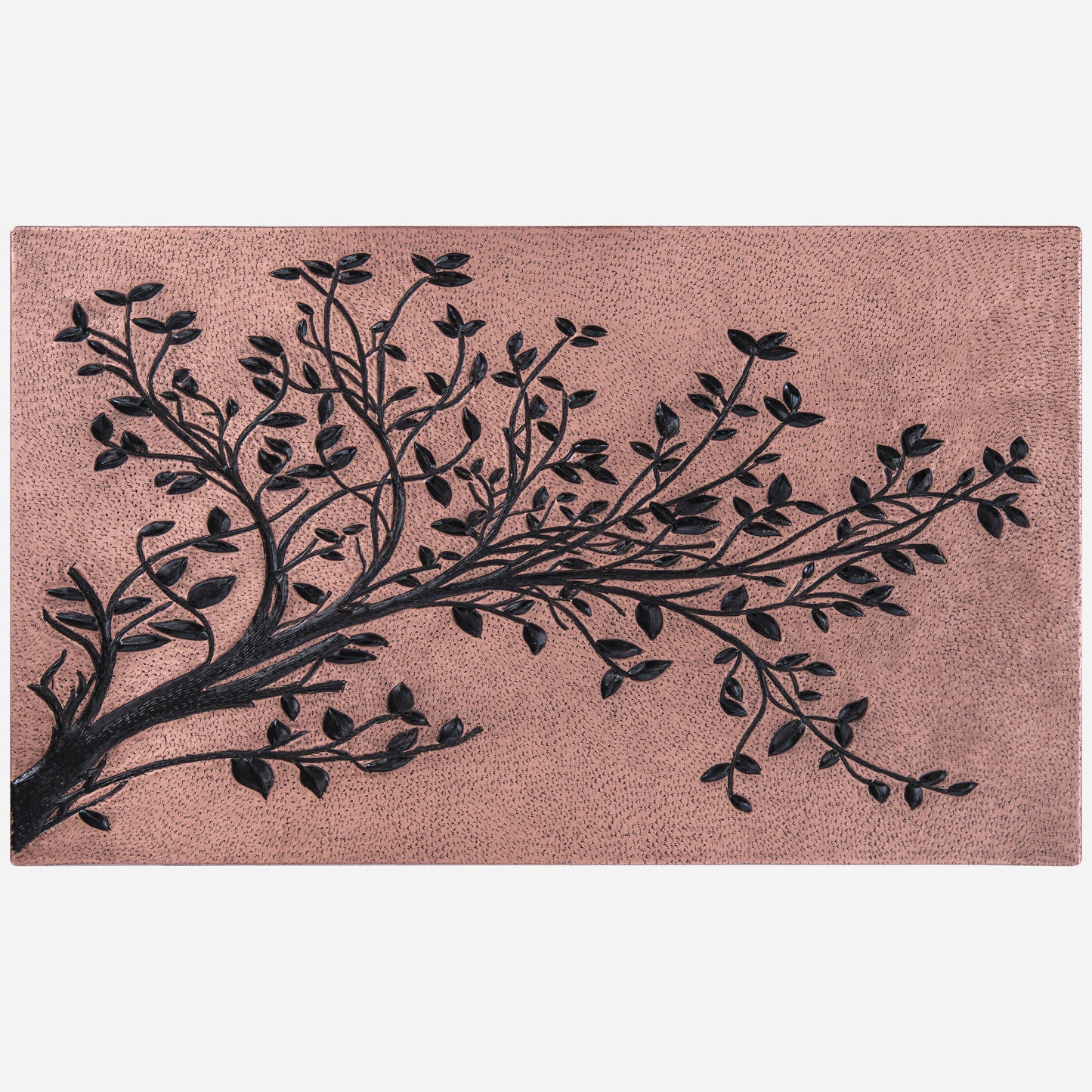 Tree Branches Backsplash Tile - 18"x30" Copper&Black