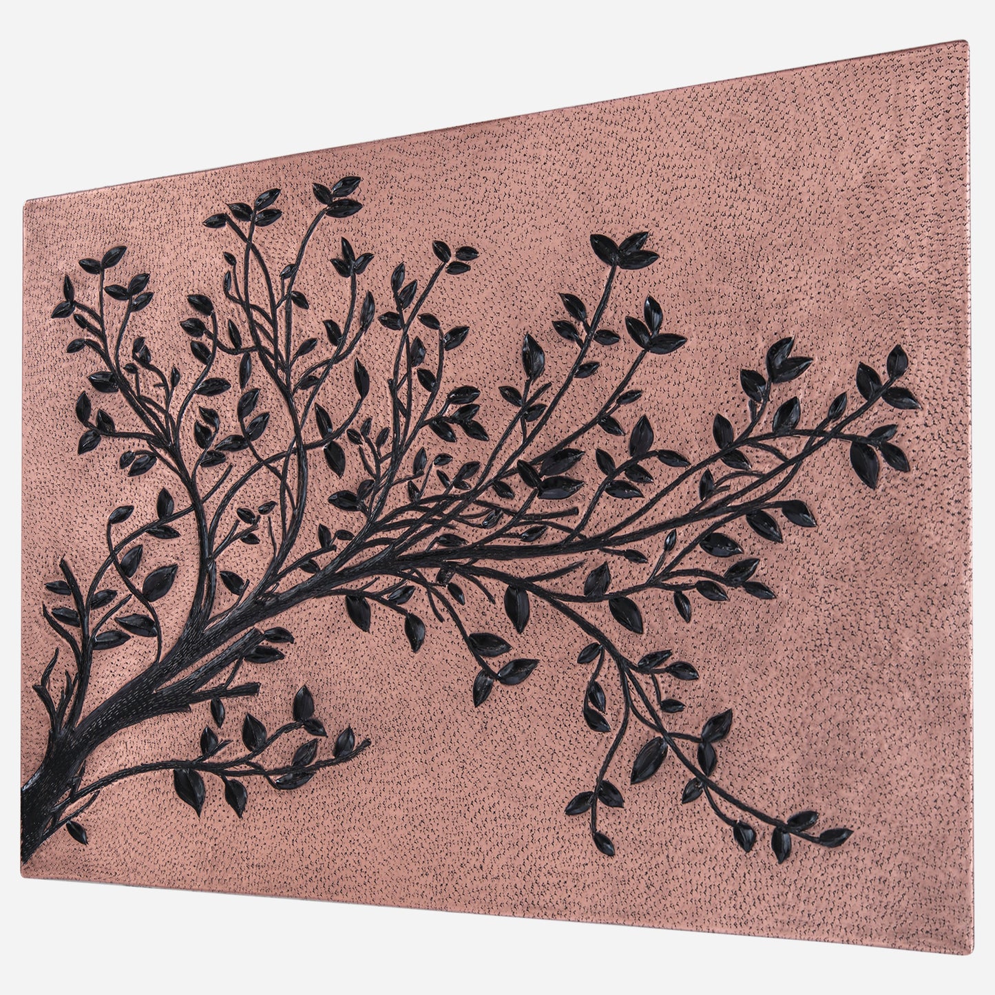 Tree Branches Backsplash Tile - 18"x30" Copper&Black