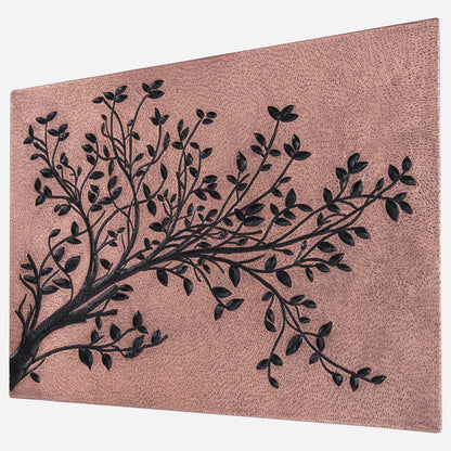 Tree Branches Backsplash Tile - 18"x30" Copper&Black - Natuross