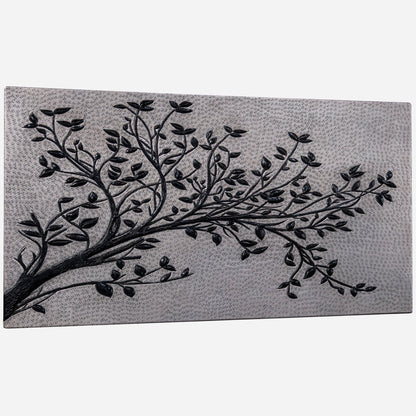 Tree Branches Backsplash Tile - 18"x30" Gray&Black - Natuross