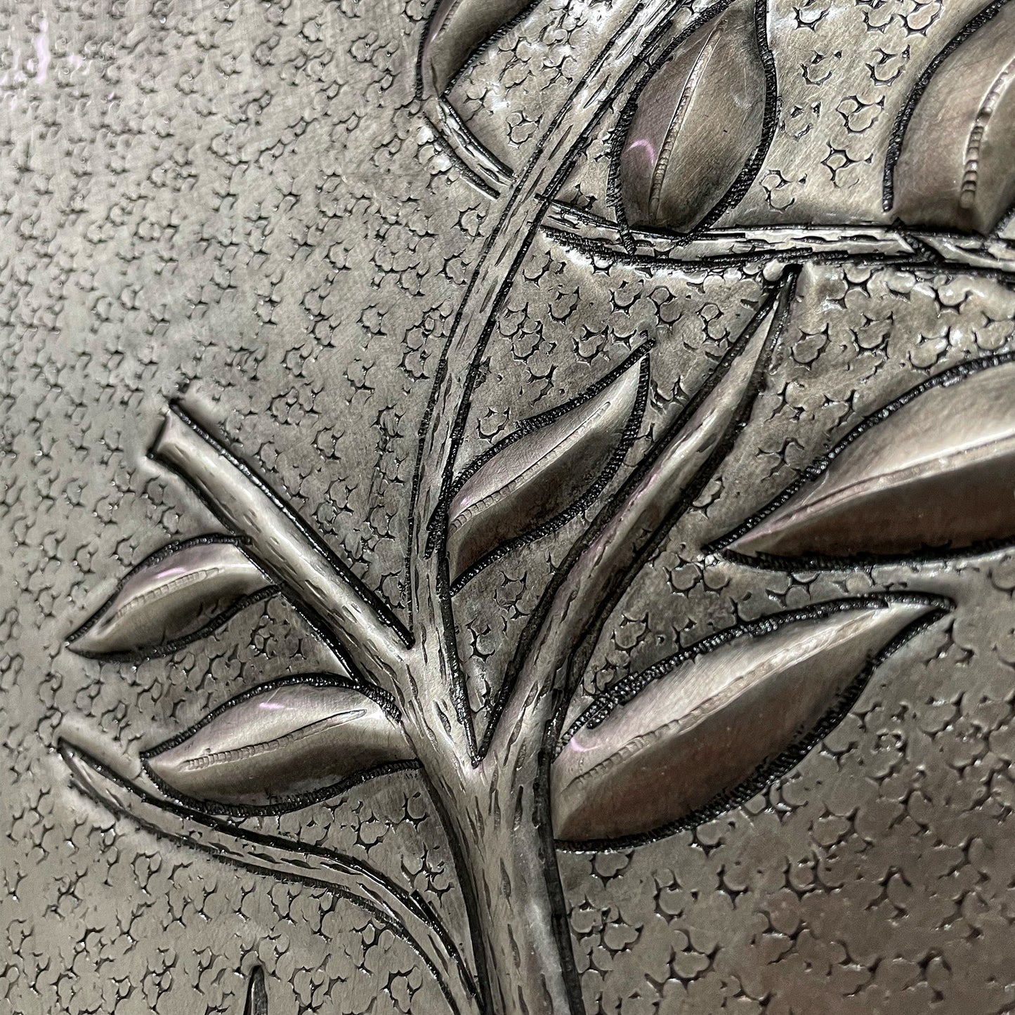 Tree Branches Backsplash Tile - 18"x30" Gray