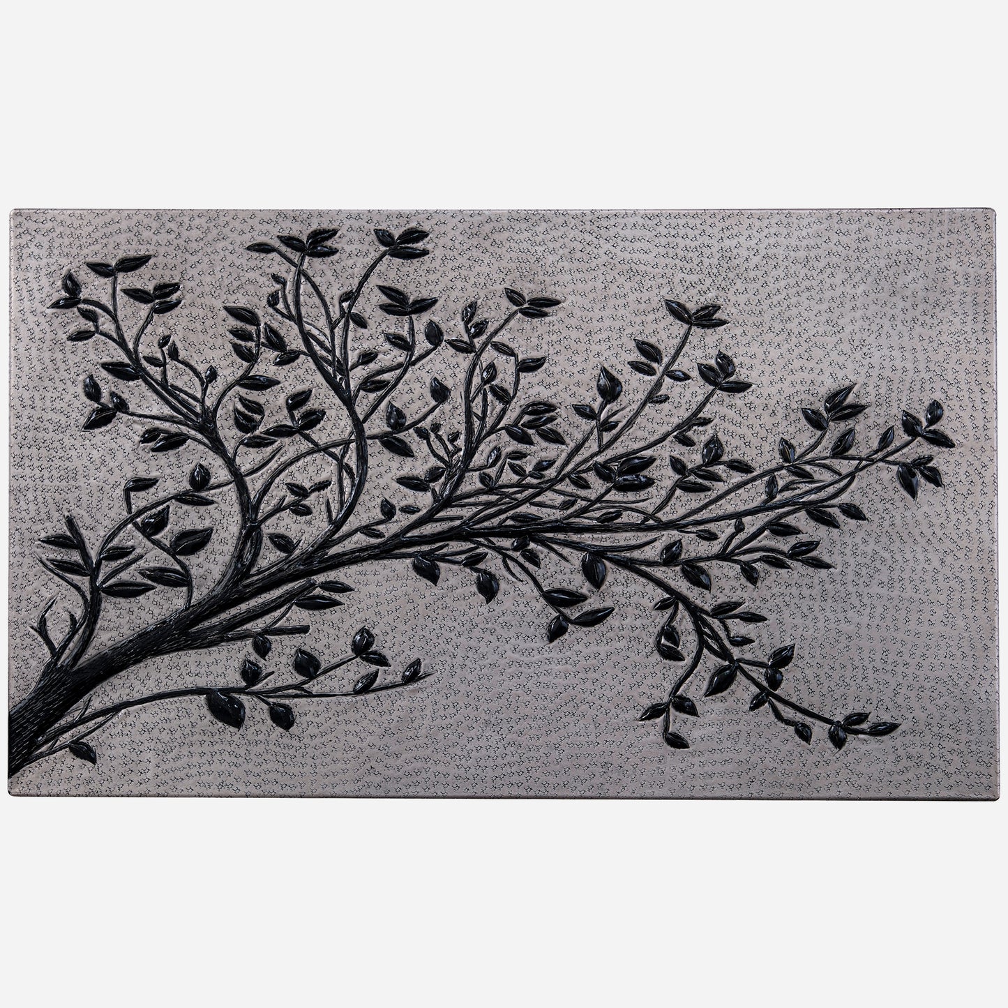 Tree Branches Backsplash Tile - 18"x30" Gray&Black