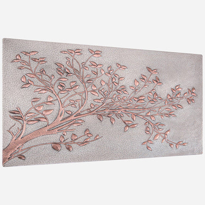 Tree Branches Backsplash Tile - 18"x30" Gray&Copper - Natuross