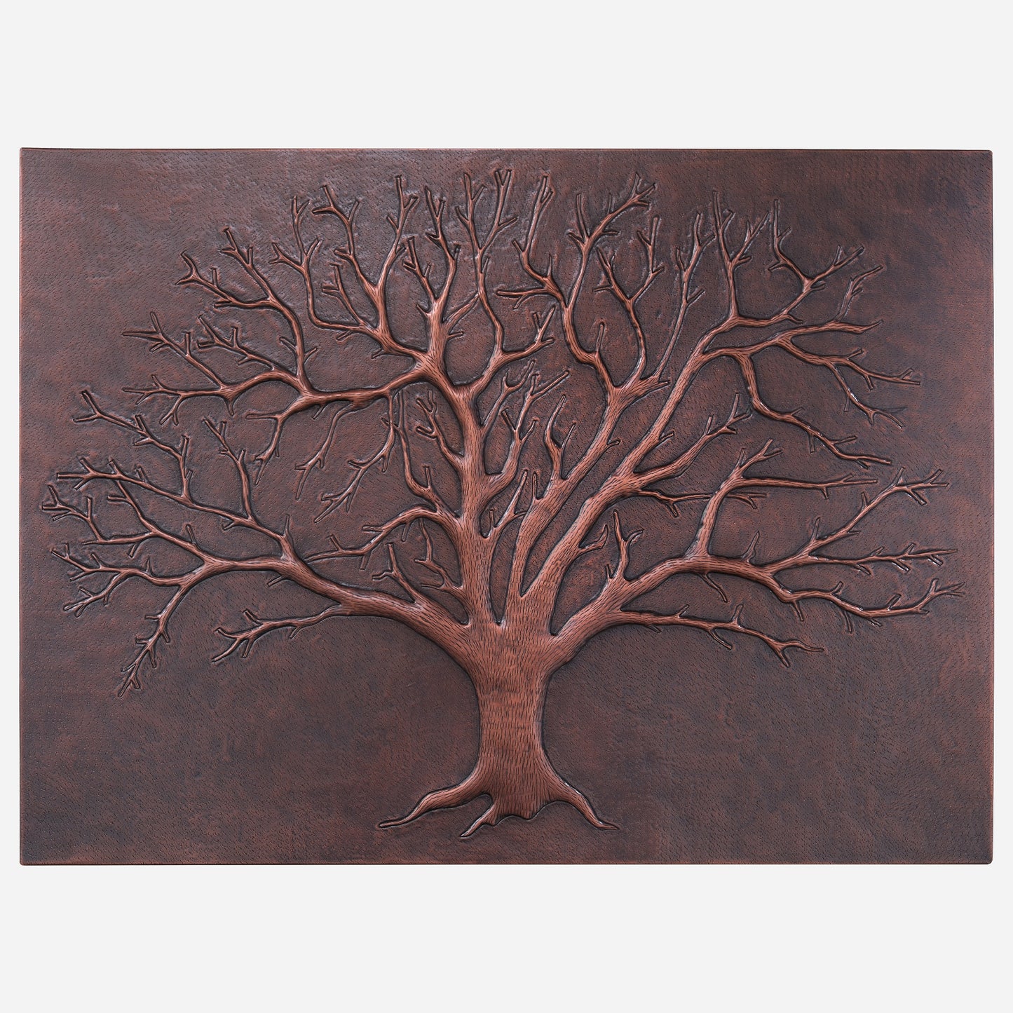 Tree Kitchen Backsplash Tile - 24"x32" Brown