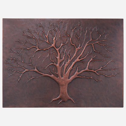 Tree Kitchen Backsplash Tile - 24"x32" Brown - Natuross