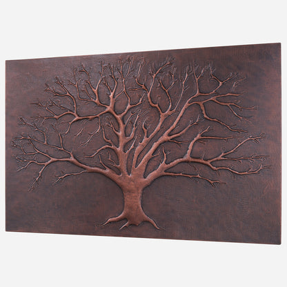 Tree Kitchen Backsplash Tile - 24"x32" Brown - Natuross