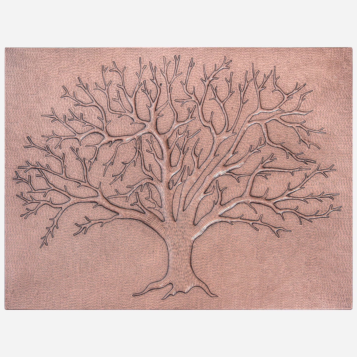 Tree Kitchen Backsplash Tile - 24"x32" Copper