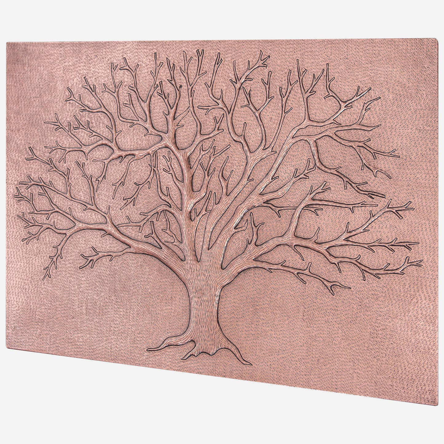 Tree Kitchen Backsplash Tile - 24"x32" Copper