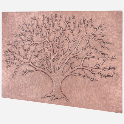 Tree Kitchen Backsplash Tile - 24"x32" Copper - Natuross