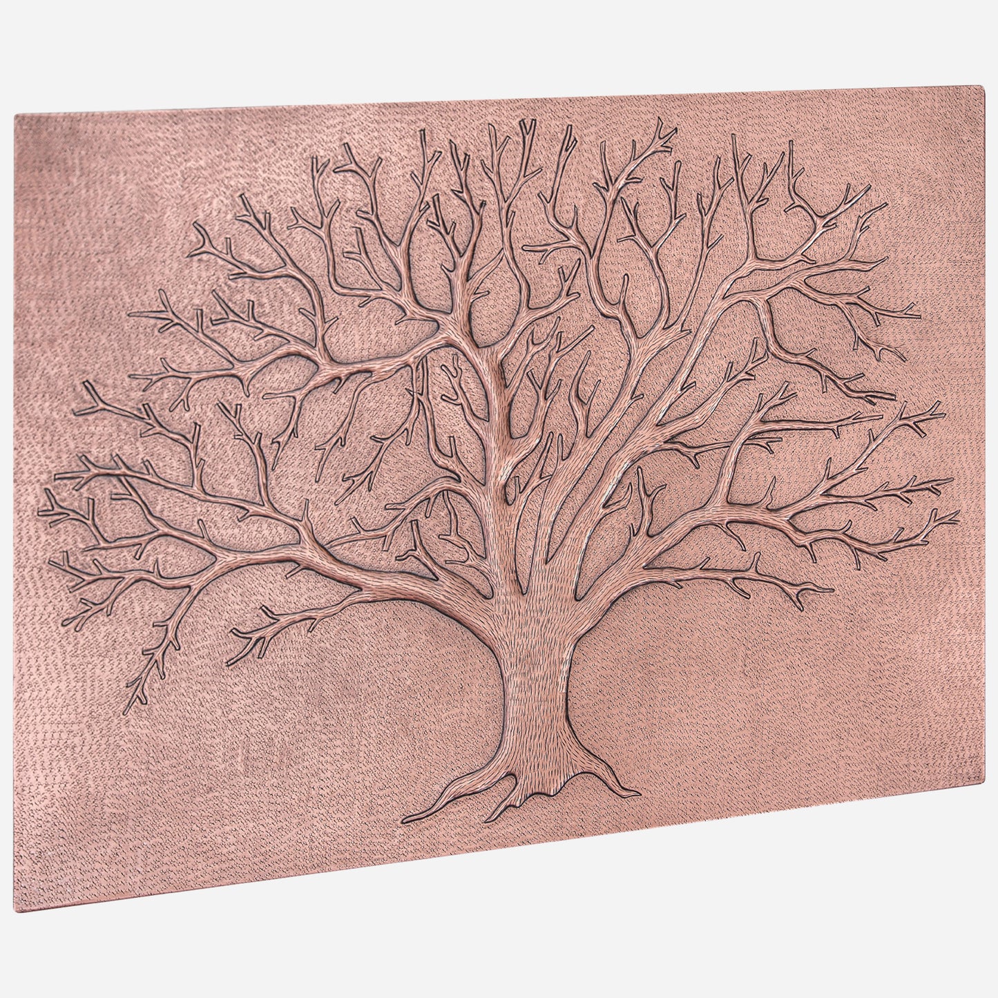 Tree Kitchen Backsplash Tile - 24"x32" Copper