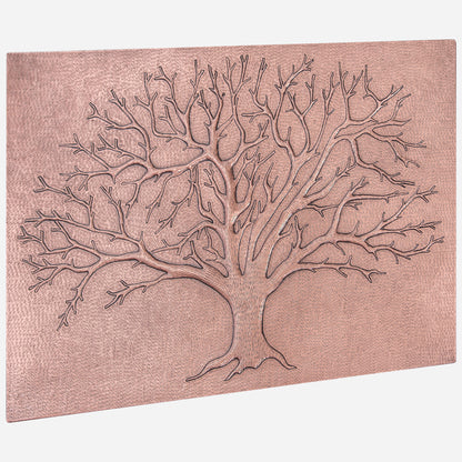 Tree Kitchen Backsplash Tile - 24"x32" Copper - Natuross