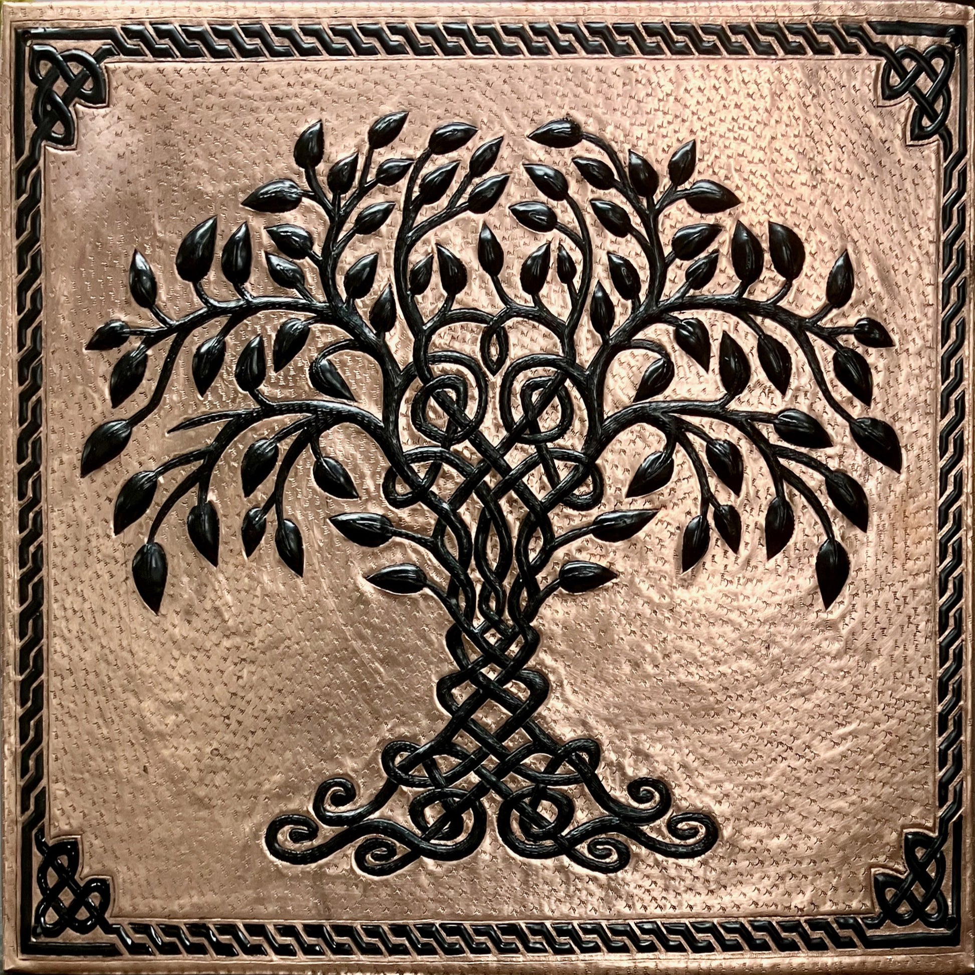 Copper Tree of Life Backsplash