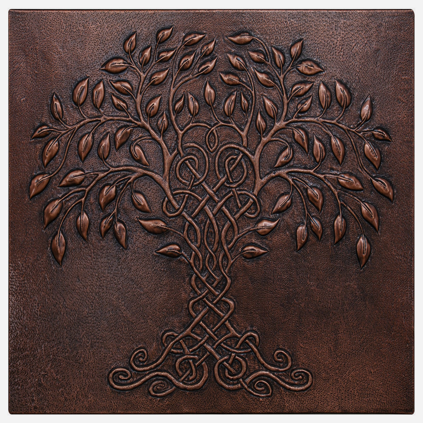 Tree of Life Kitchen Backsplash Tile - 24"x24" Brown