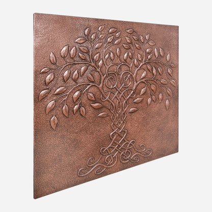 Tree of Life Kitchen Backsplash Tile - 24"x24" Copper - Natuross