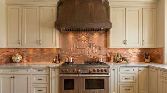 Tuscan Villa Copper Backsplash