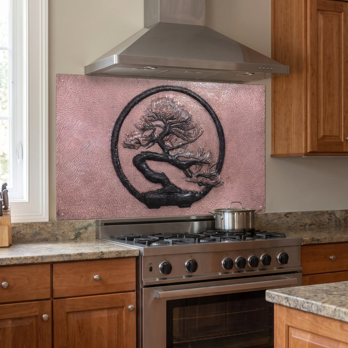 Bonsai Copper Backsplash
