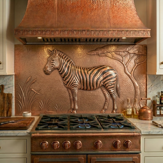 Zebra Copper Panel