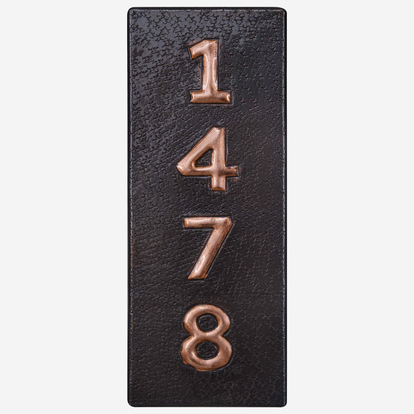 Vertical House Number Plaque