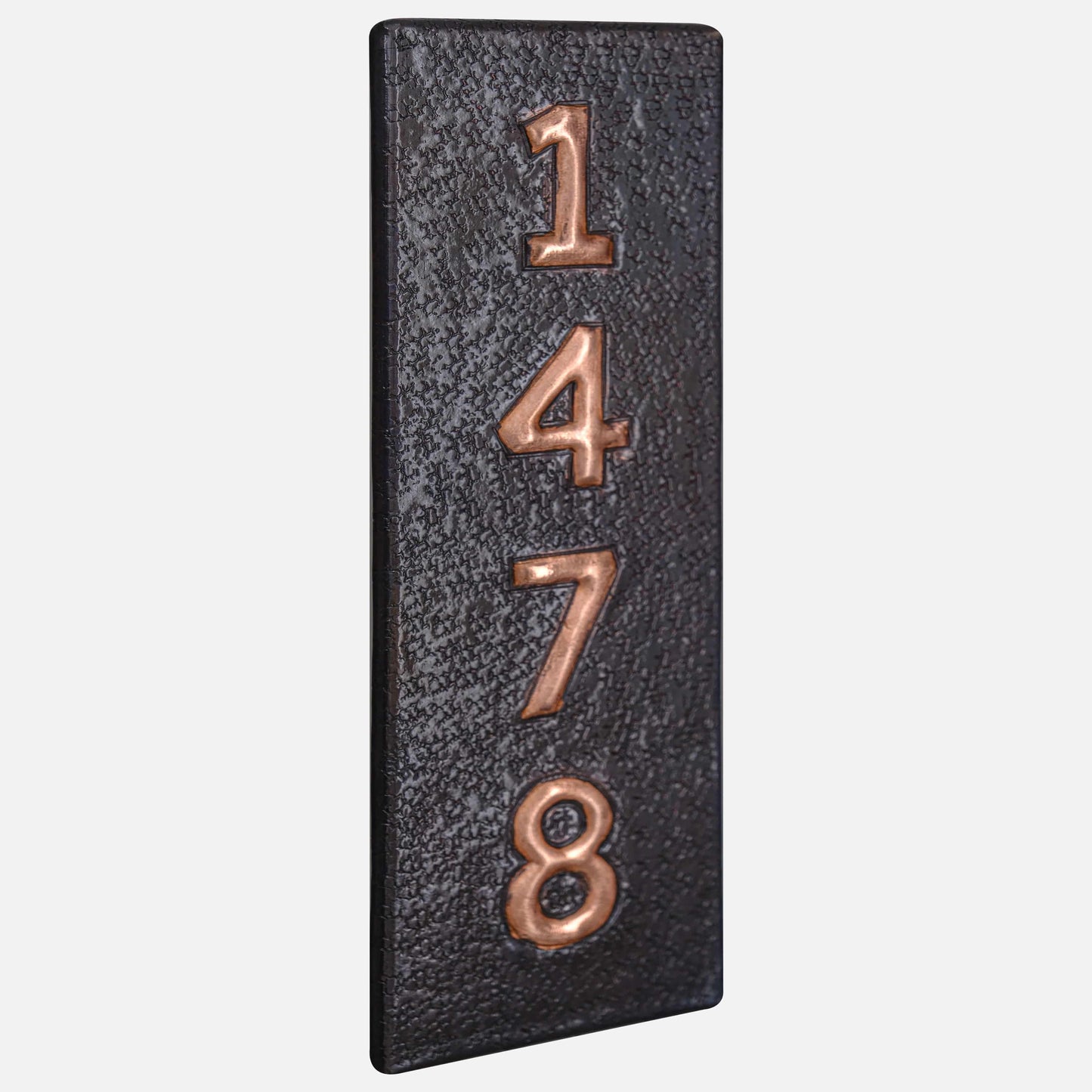 Vertical House Number Plaque