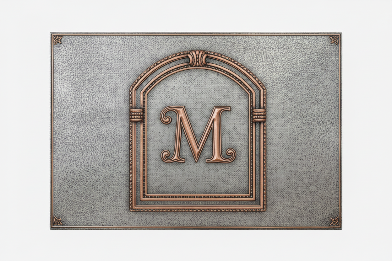 Arch Frame Monogram Panel