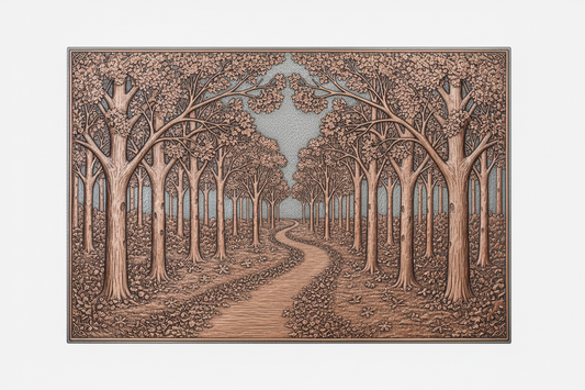 Autumn Forest Path Panel