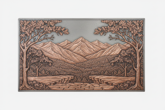 Autumn Mountain Overlook Panel