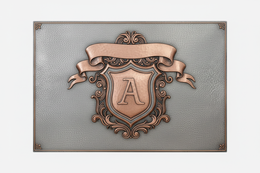 Banner Crest Monogram Panel