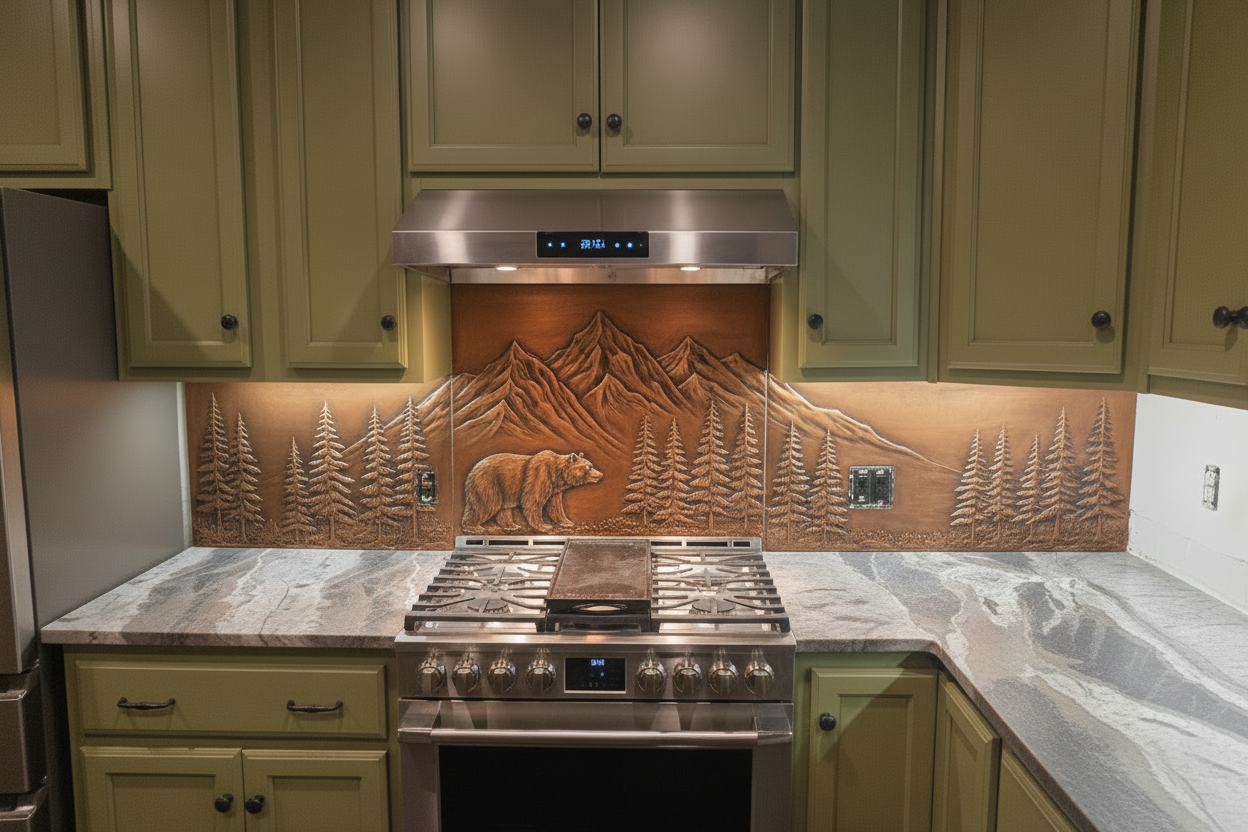 Bear & Mountains Installation - Final Customer Mockup