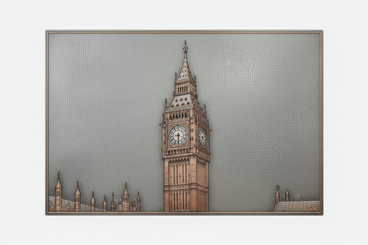 Big Ben Copper Relief Panel
