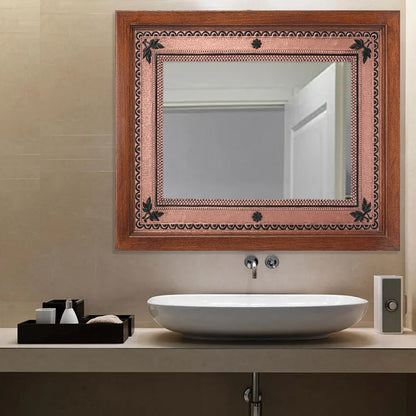 Copper Rustic Wall Mirror