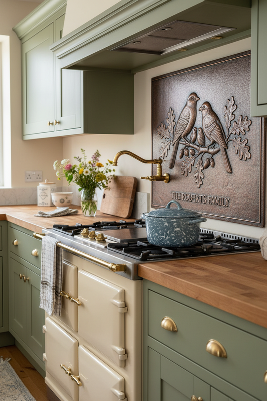 Bird Family - English country kitchen