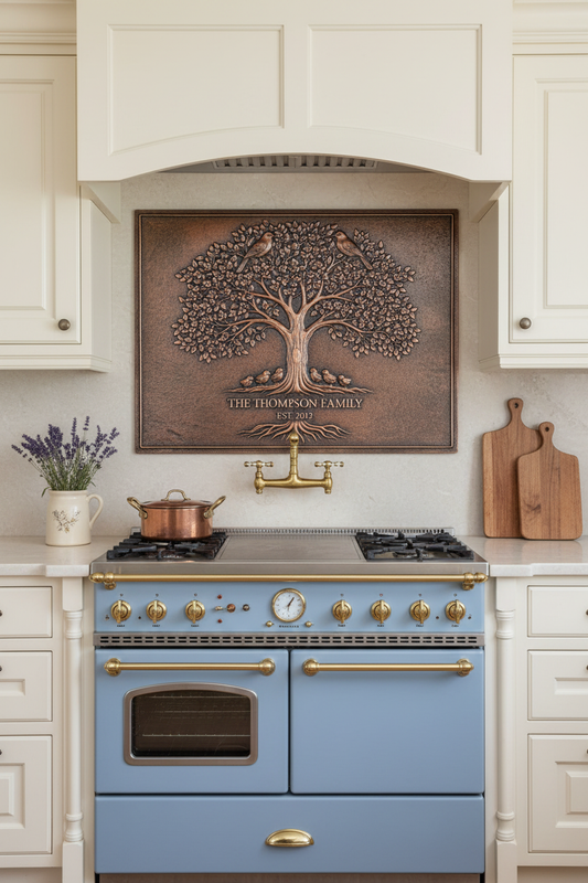 Bird Tree of Life - French country kitchen