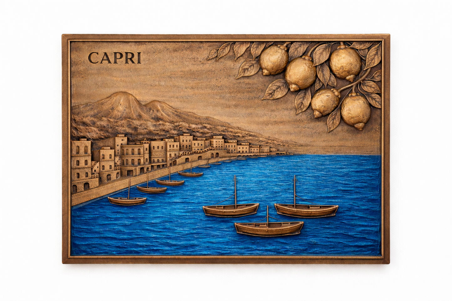 Coastal Landscape Copper Backsplash