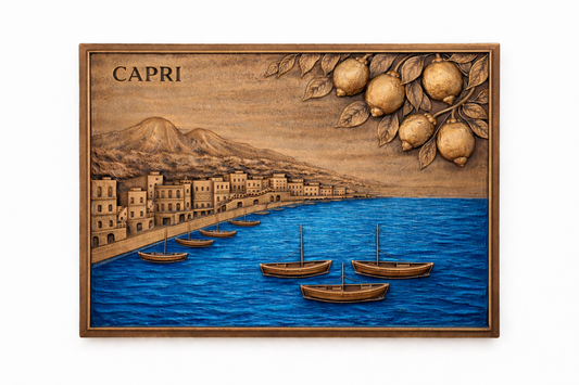 Coastal Landscape Copper Backsplash