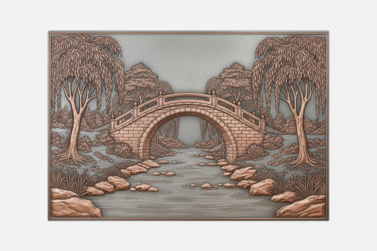Bridge Over Quiet Stream Panel
