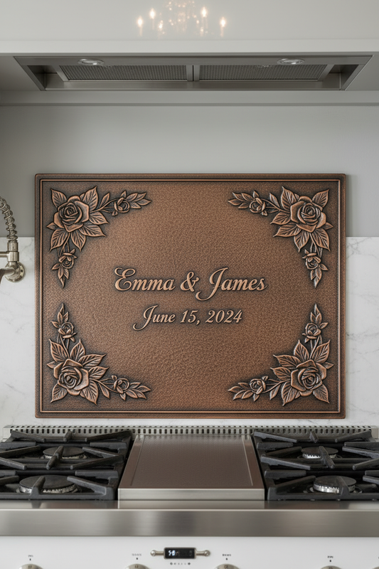 Brown Copper Personalized Name Sign EXTREMELY CLOSE French Country Kitchen Dream Luxury