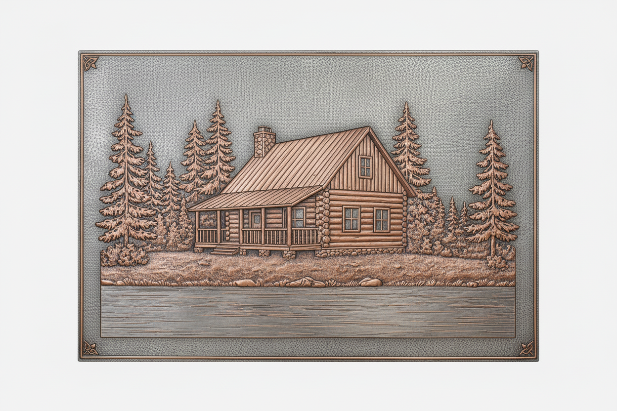 Cabin by the Lake Panel