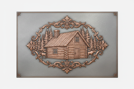Cabin Style Decorative Panel