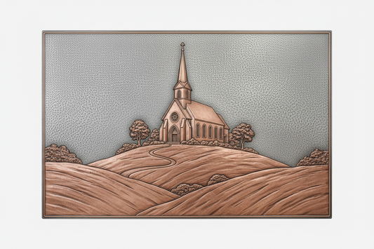 Church on Hilltop Panel