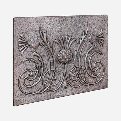 Copper Backsplash Panel (Scottish Thistle, Silver Color)