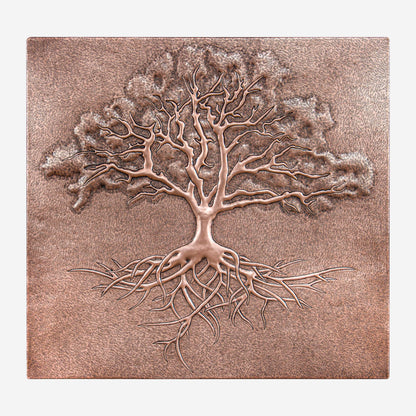 Copper Backsplash (Tree with Roots)